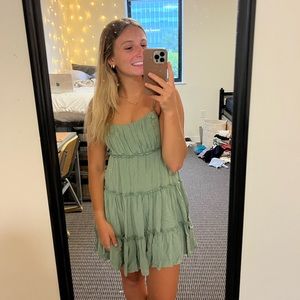 Aeropostale Green Mini Dress